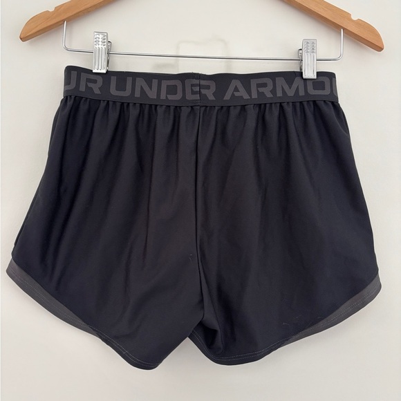 Under Armour Woman's UA Play Up Shorts Size Small Athletic Black Running Shorts - Picture 7 of 10